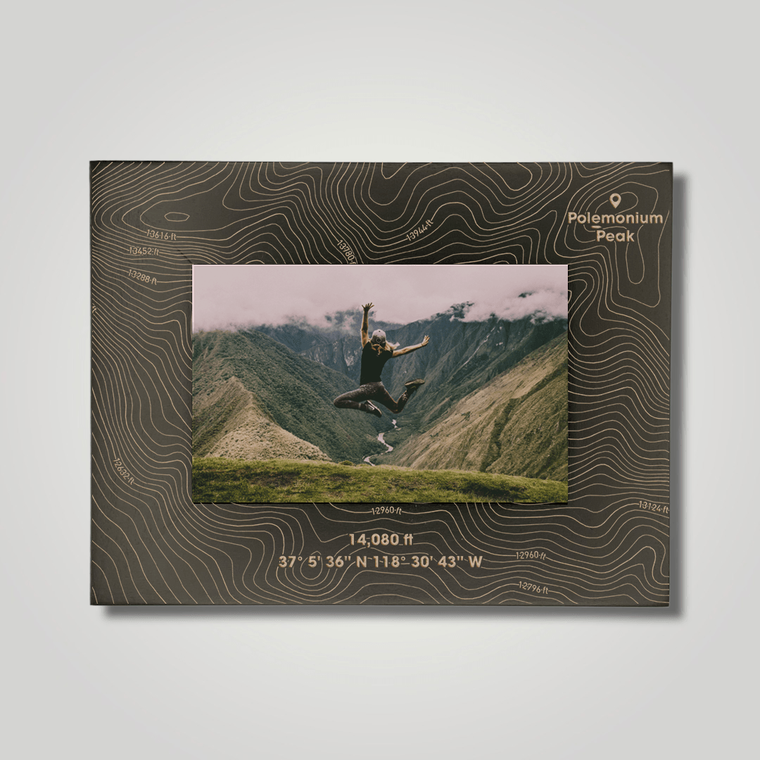 Polemonium Peak (small font) - Journey Frames