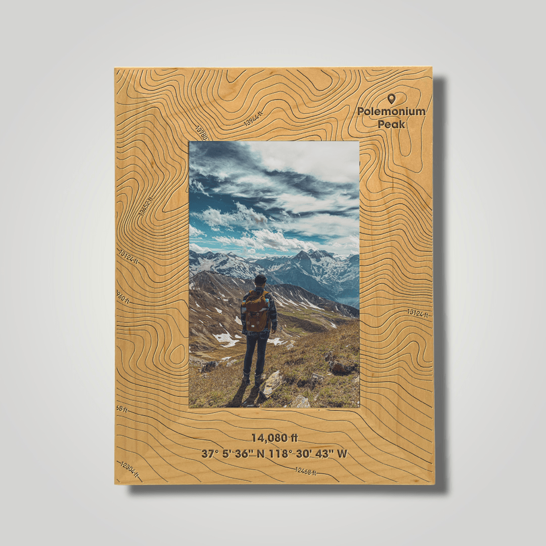 Polemonium Peak (small font) - Journey Frames