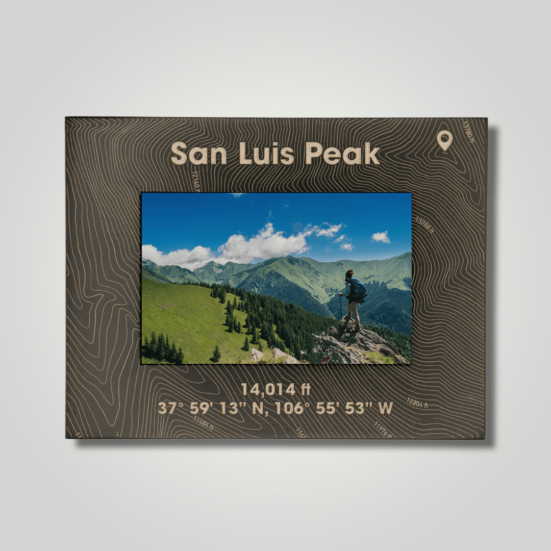 San Luis Peak (large font) - Journey Frames
