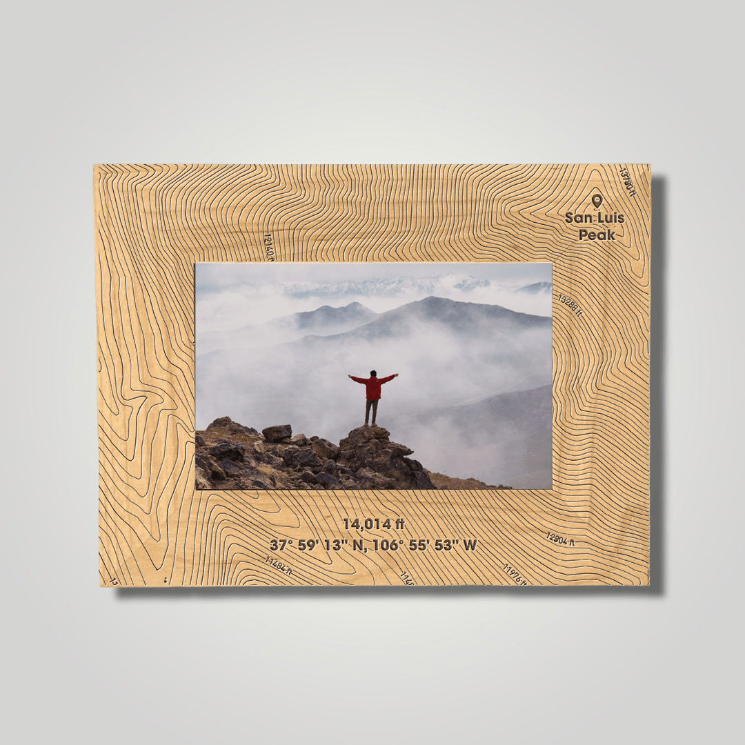 San Luis Peak (small font) - Journey Frames