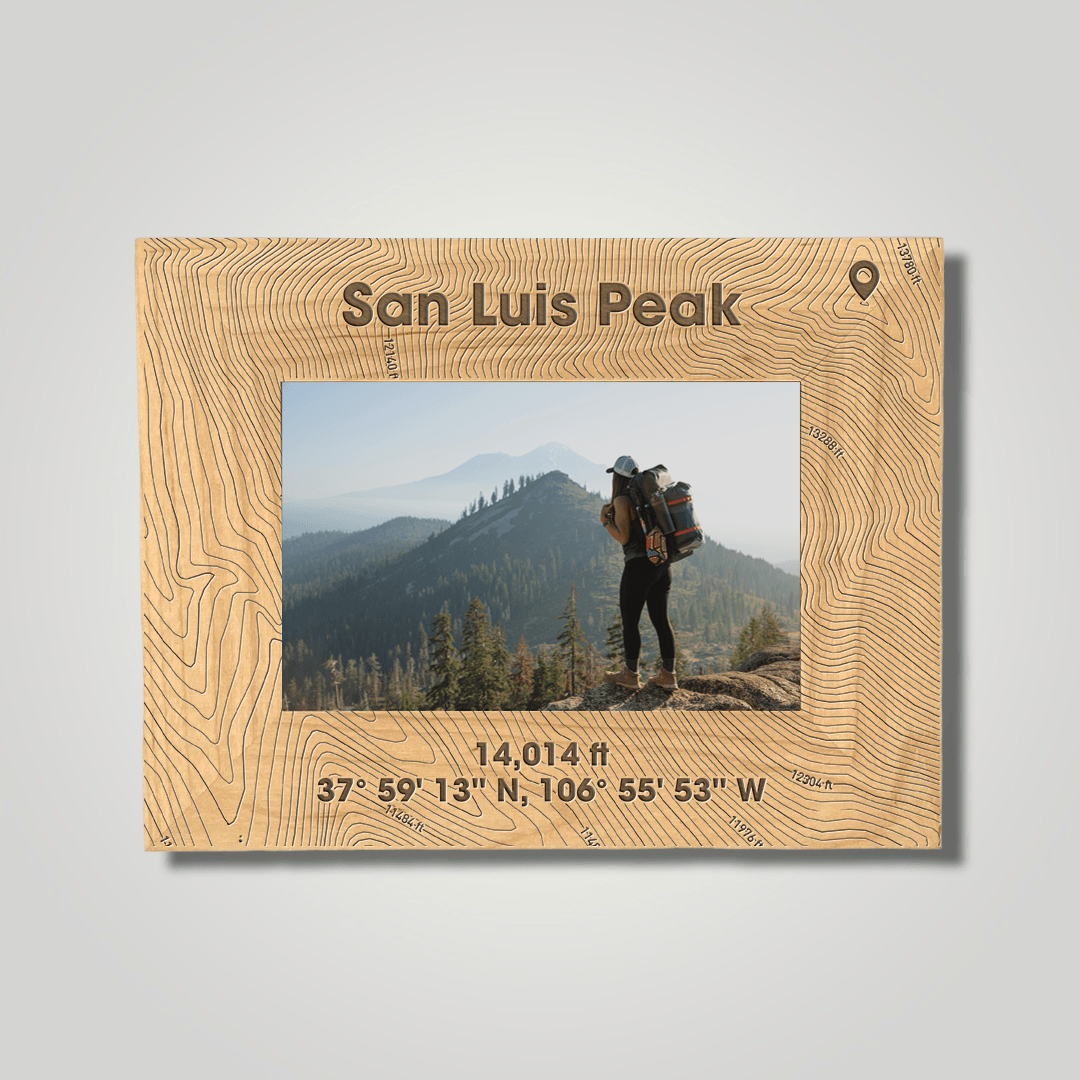 San Luis Peak (large font) - Journey Frames