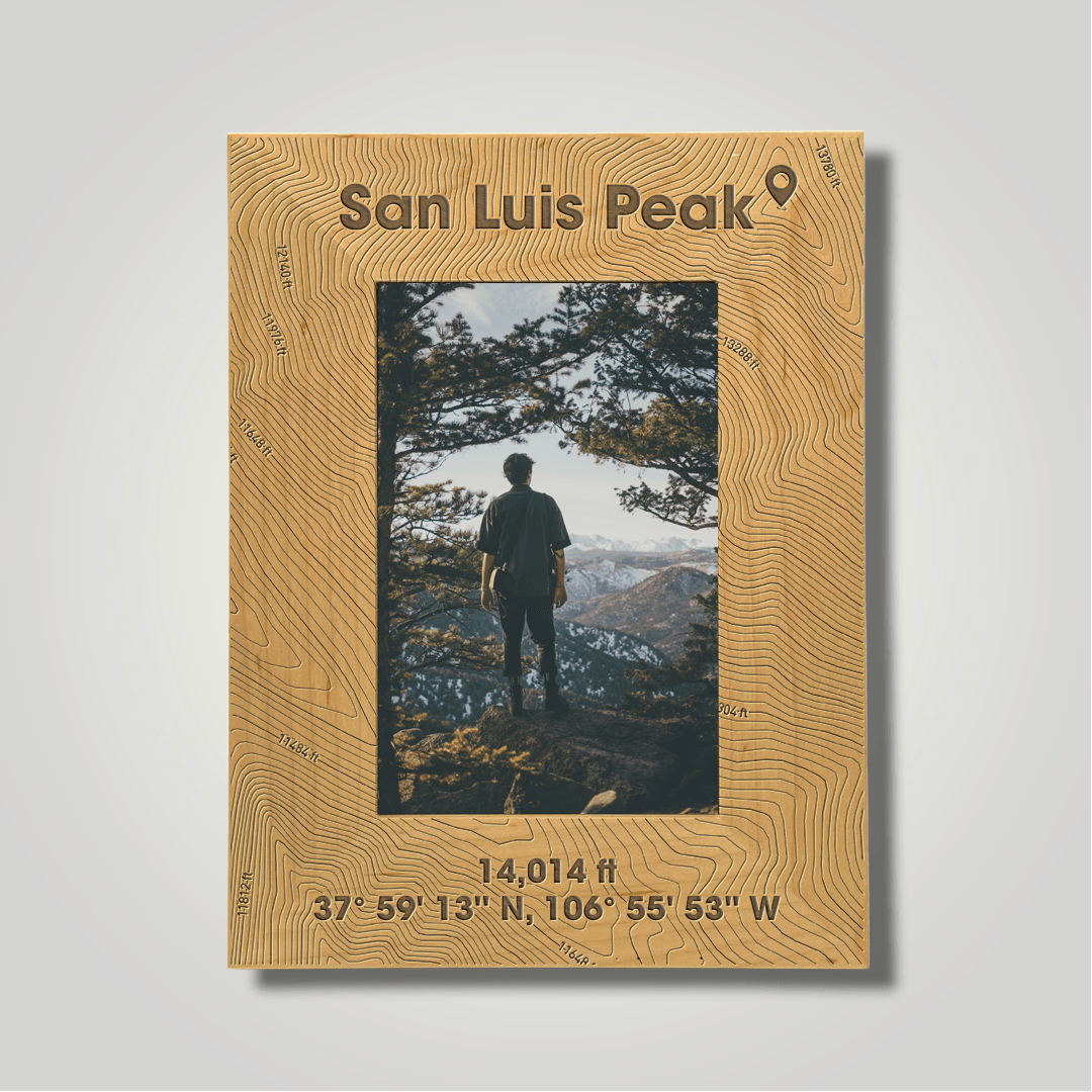 San Luis Peak (large font) - Journey Frames