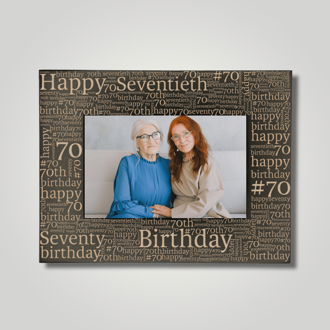 Seventieth Birthday - Journey Frames