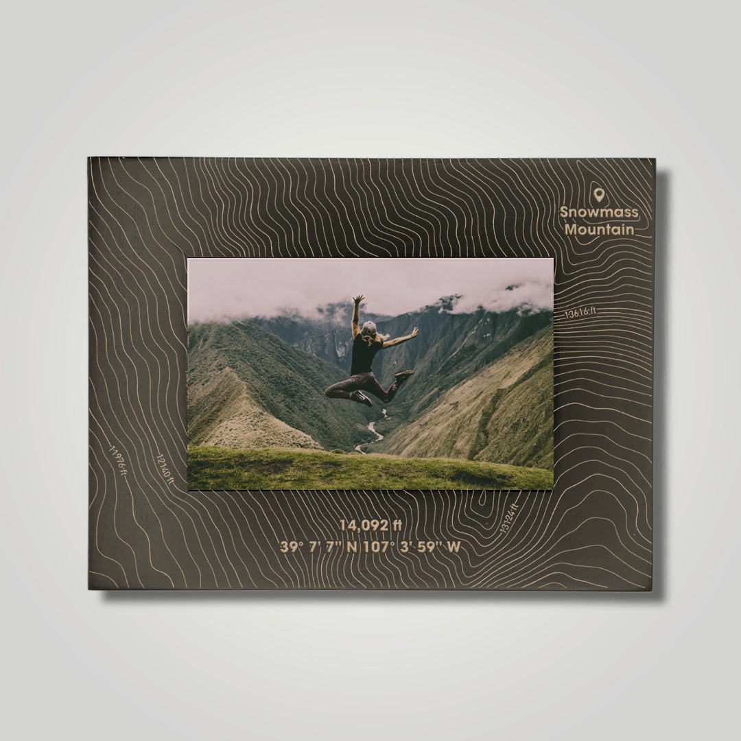 Snowmass Mountain (small font) - Journey Frames