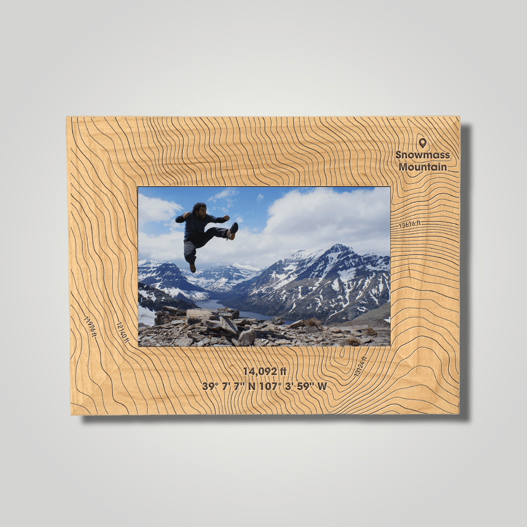 Snowmass Mountain (small font) - Journey Frames