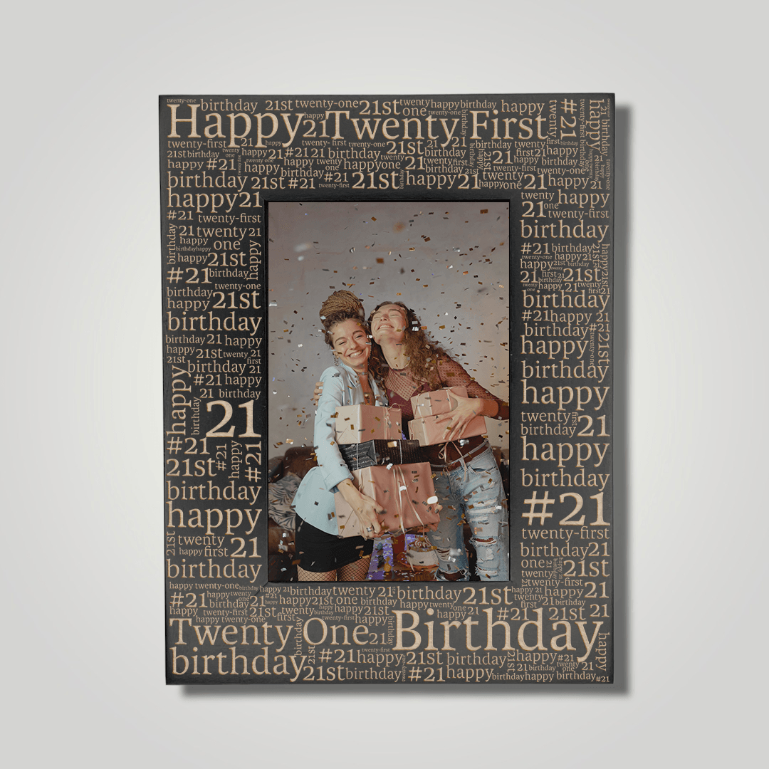 First birthday online box frame