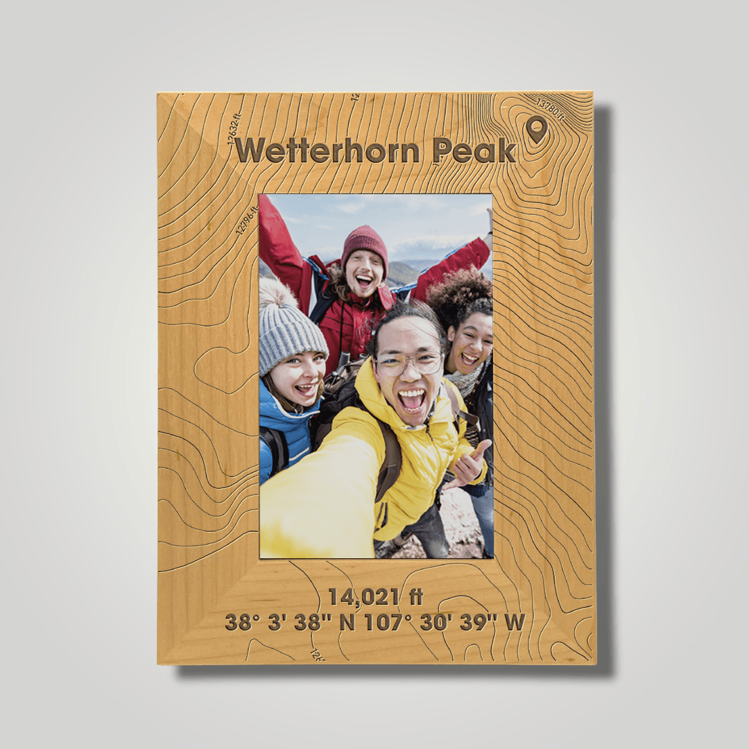 Wetterhorn Peak (large font) - Journey Frames