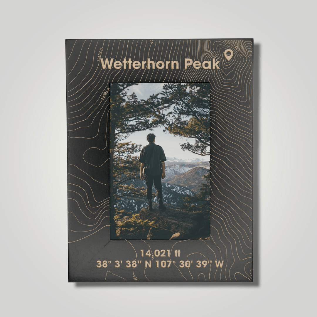 Wetterhorn Peak (large font) - Journey Frames