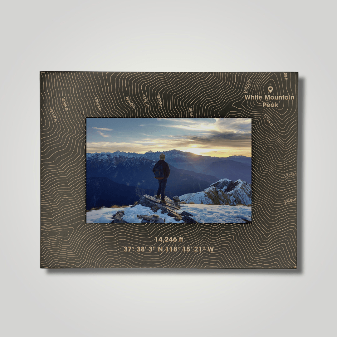 White Mountain Peak (small font) - Journey Frames