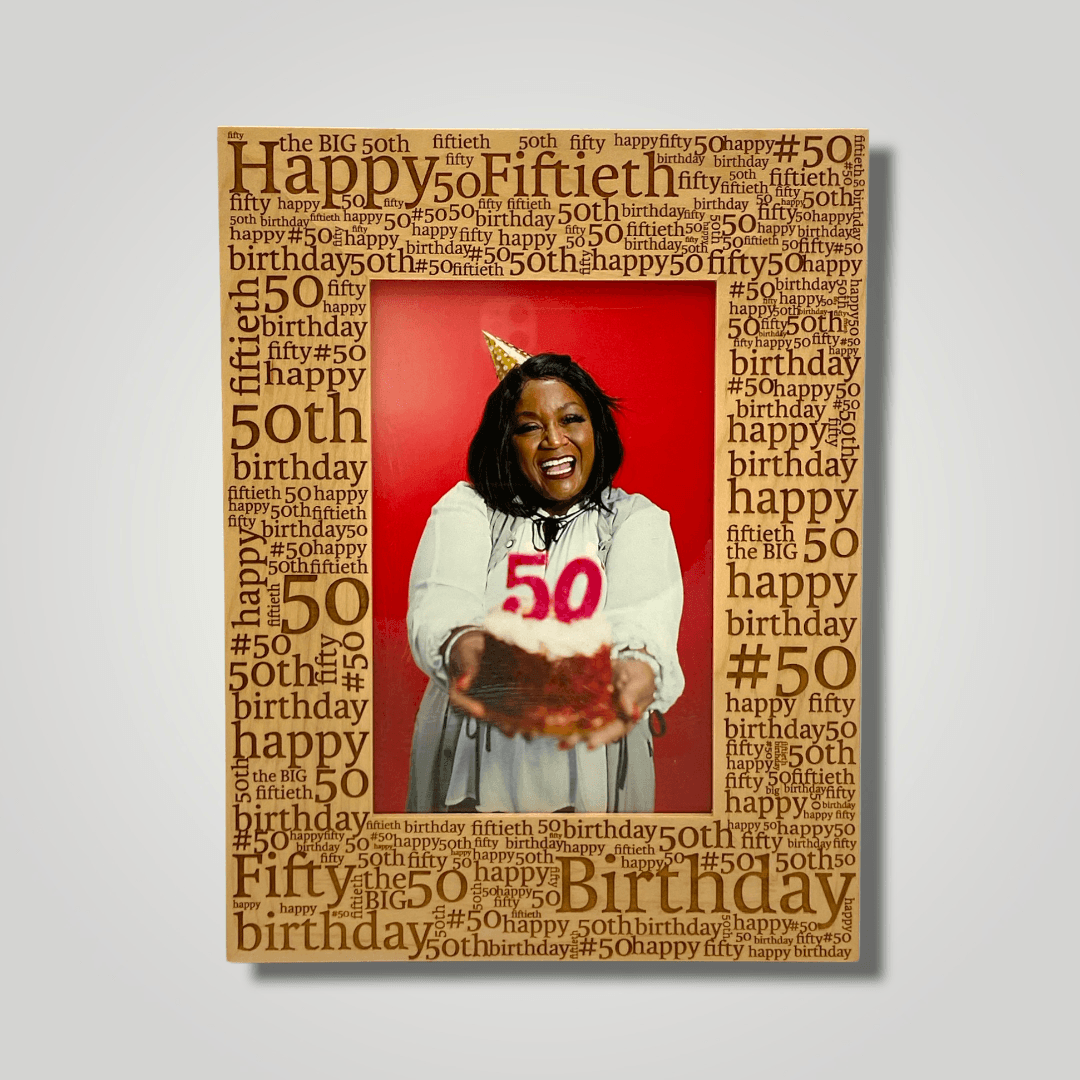 Fiftieth Birthday - Journey Frames