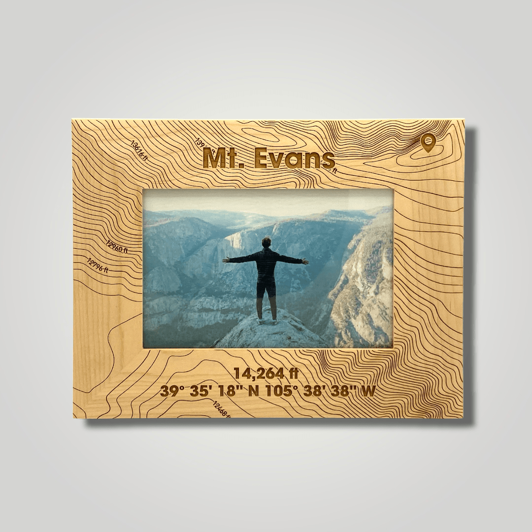 Mount Evans (large font) - Journey Frames